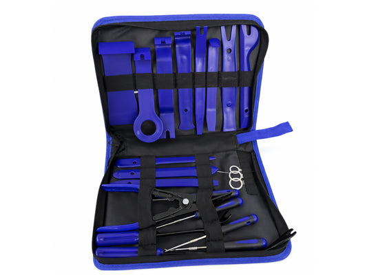 Комплект за демонтаж на радио и тапицерии, щипки за кола, 23 части GEBO TOOLS