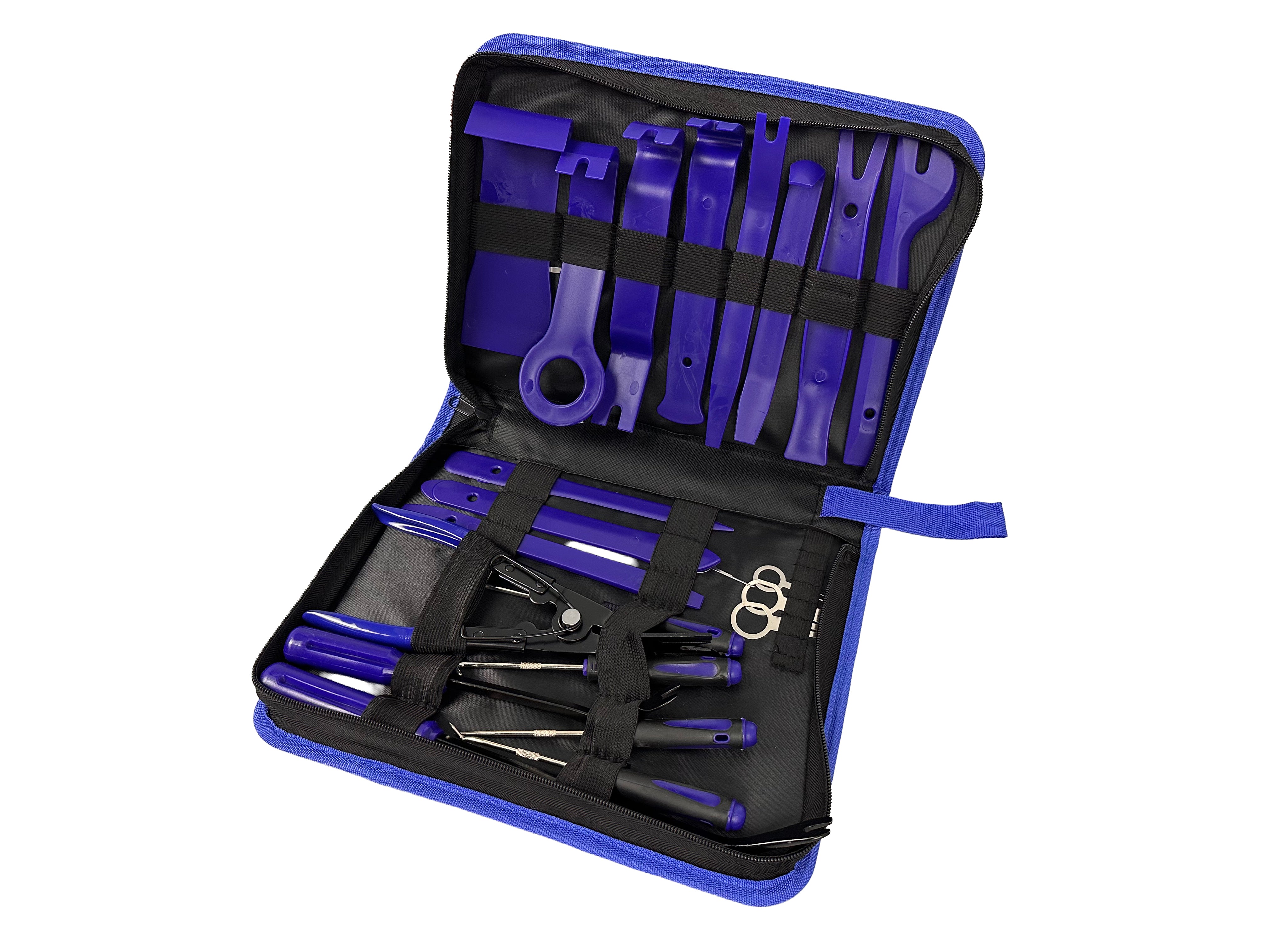 Комплект за демонтаж на радио и тапицерии, щипки за кола, 23 части GEBO TOOLS