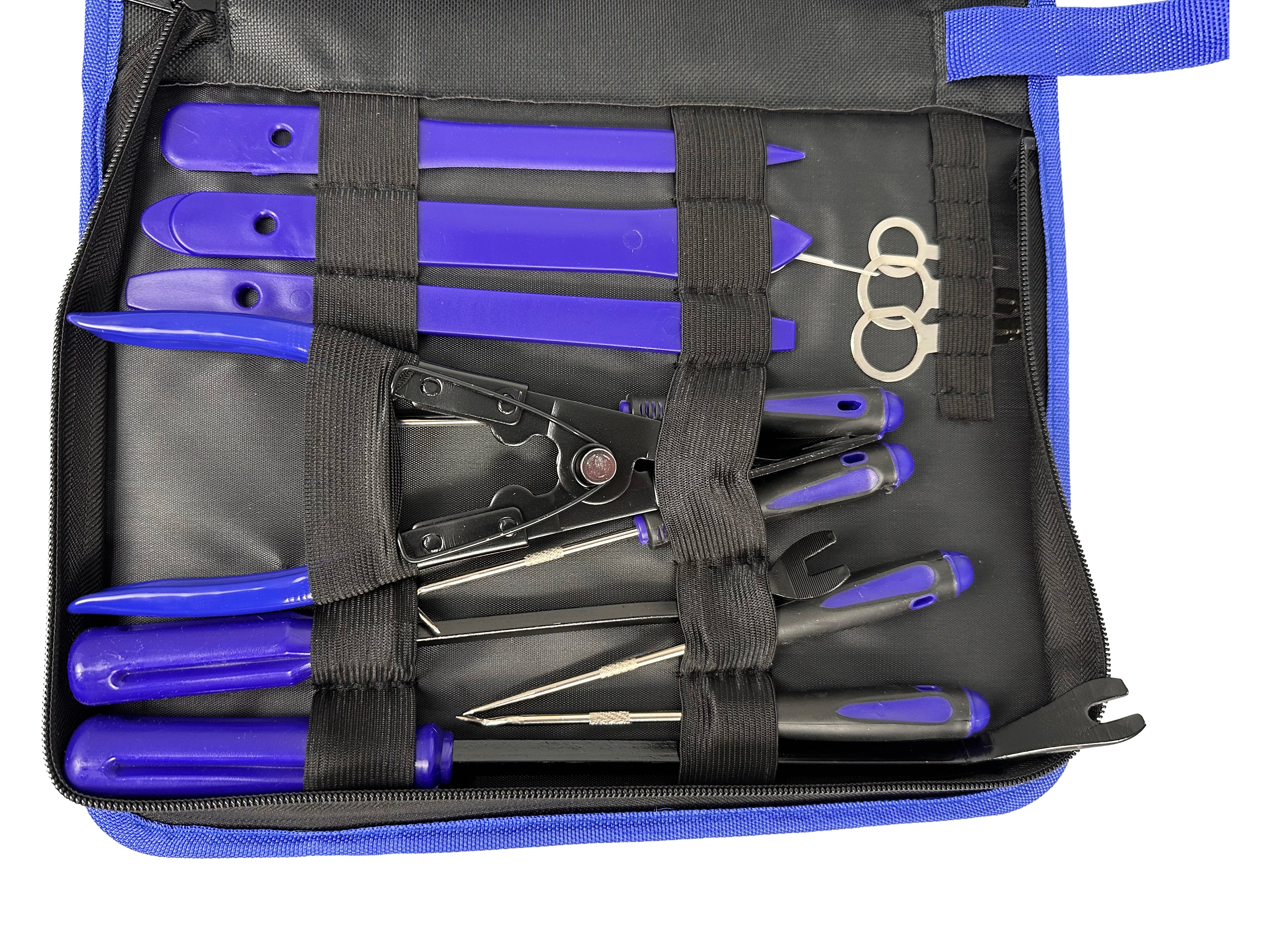 Комплект за демонтаж на радио и тапицерии, щипки за кола, 23 части GEBO TOOLS