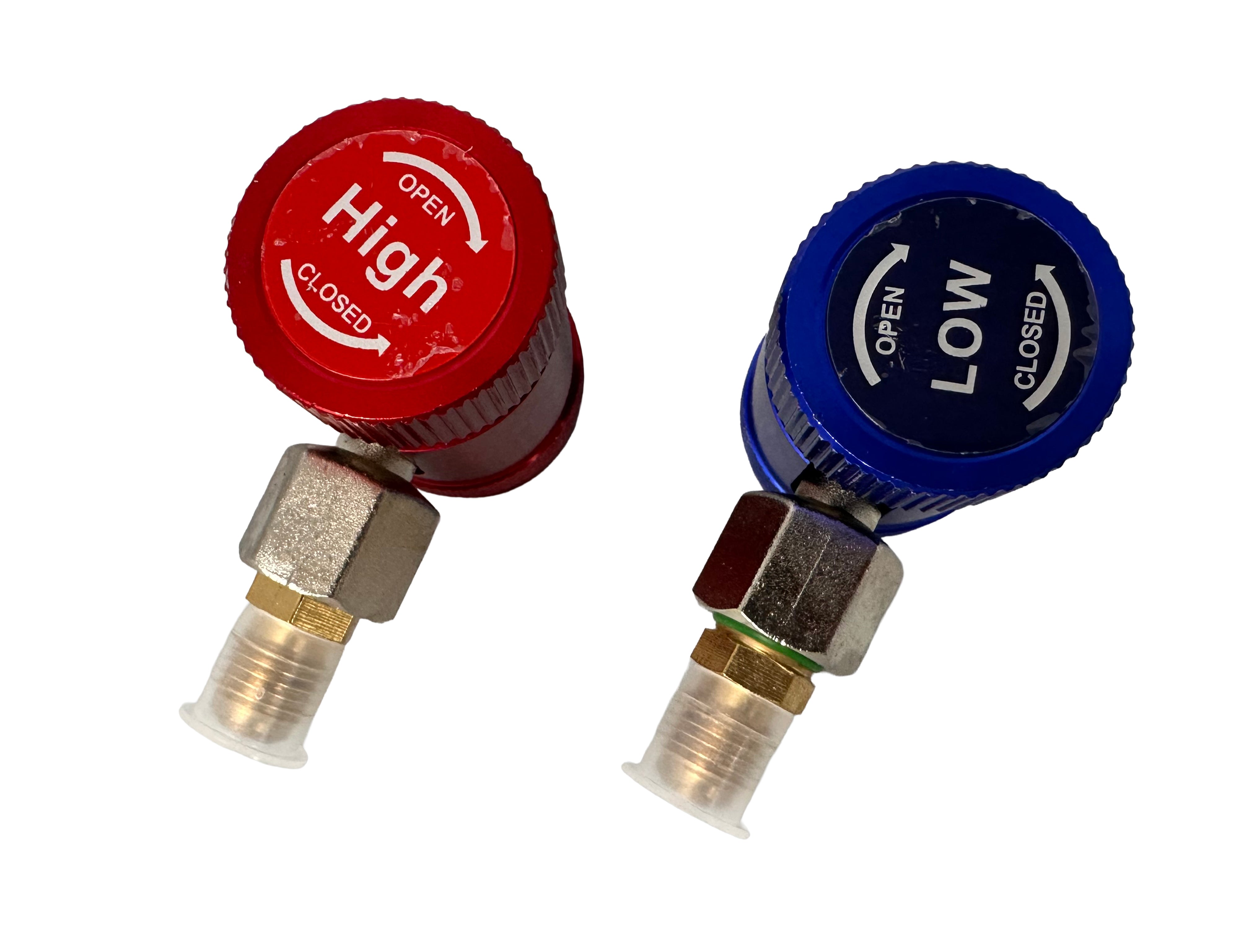 Комплект бърза връзка с кран и адаптер R1234YF за климатици 90 градуса GEBO TOOLS