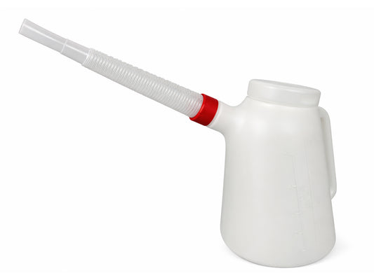 Контейнер с капак и гъвкав маркуч за масло и антифриз 5 л GEBO TOOLS