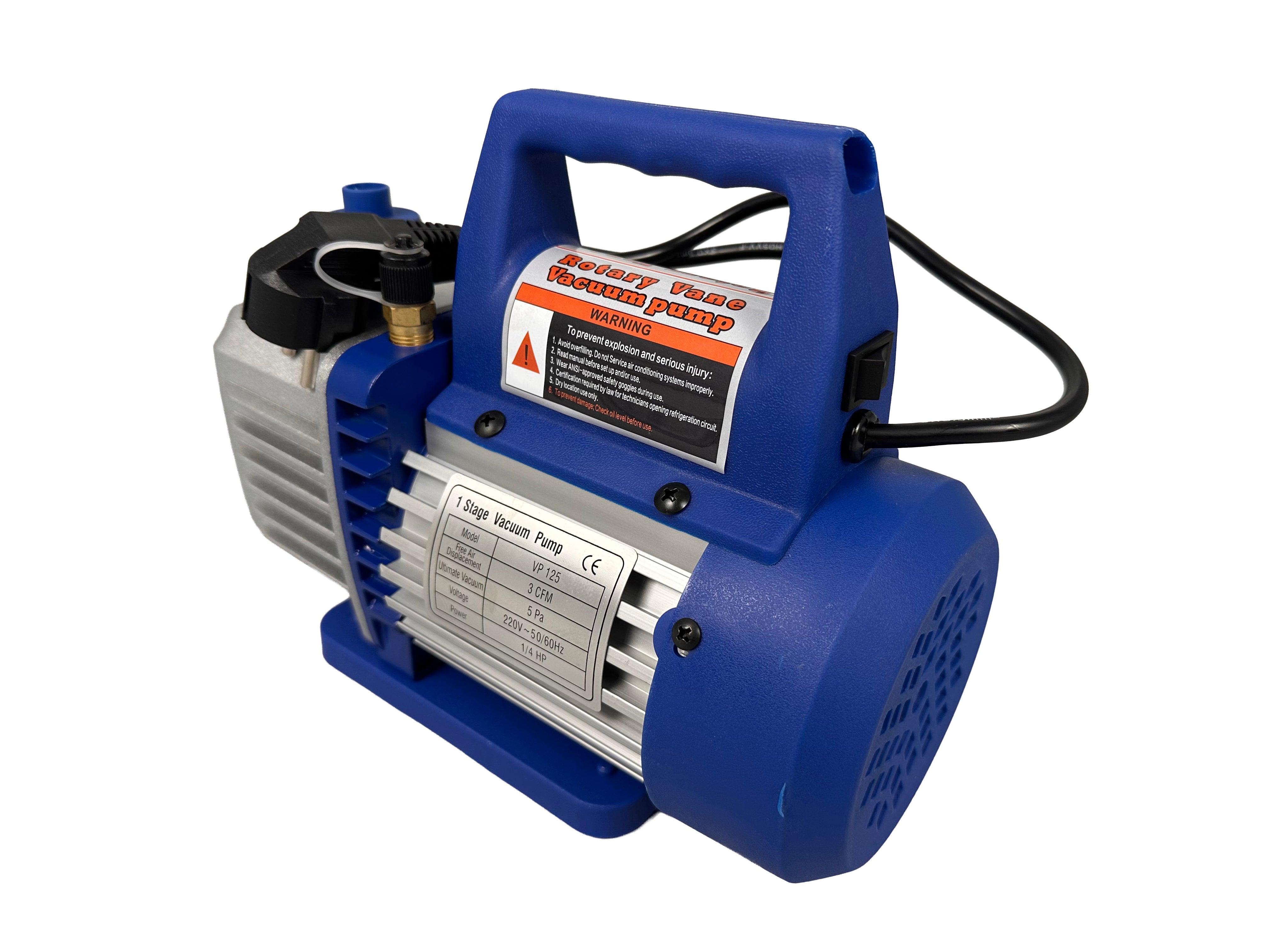 Вакуумна помпа за климатици с един етап манометър и с 2 порта 70 л/мин GEBO TOOLS