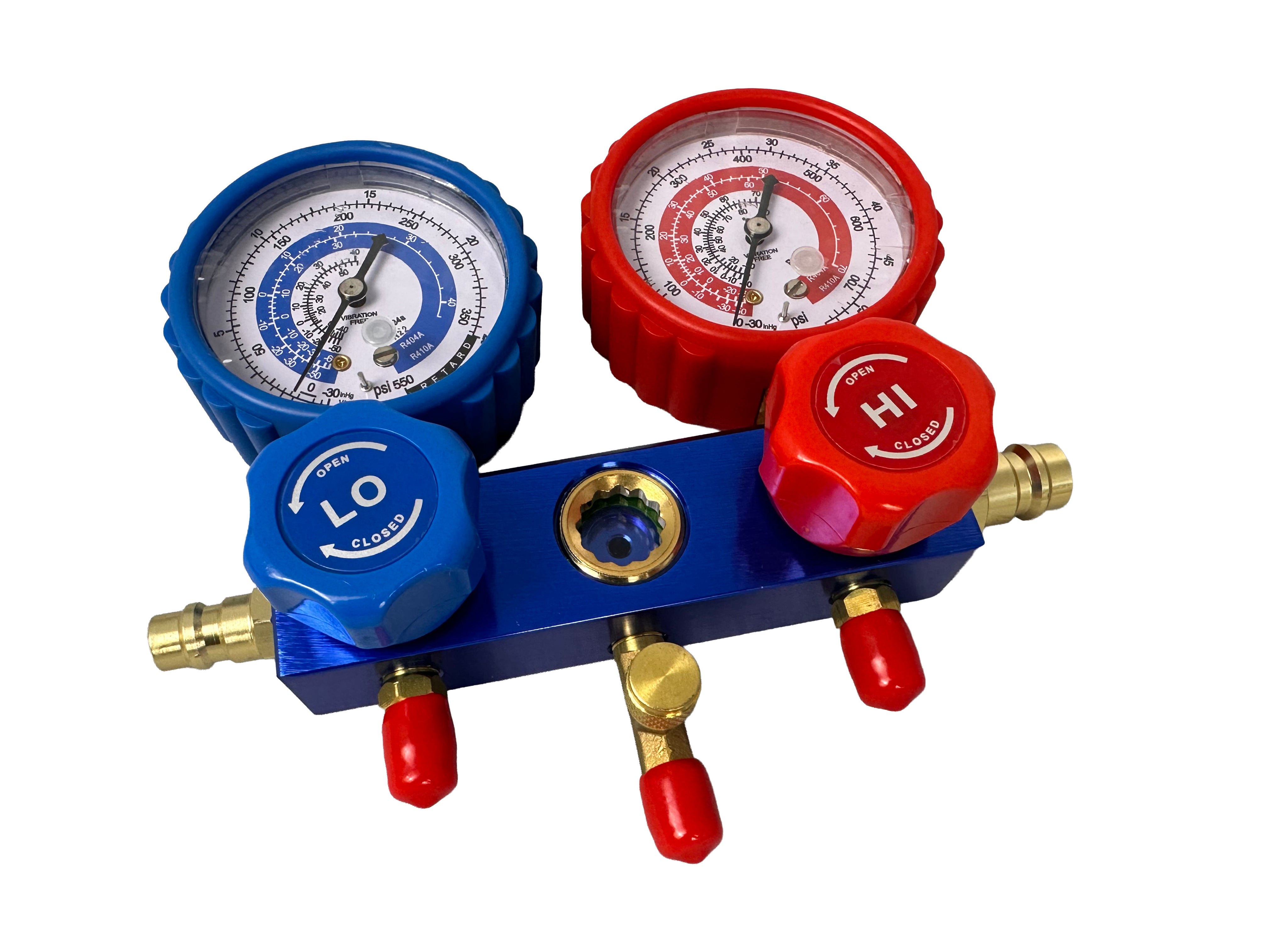 Вакуумна помпа за климатици с един етап манометър и с 2 порта 70 л/мин GEBO TOOLS