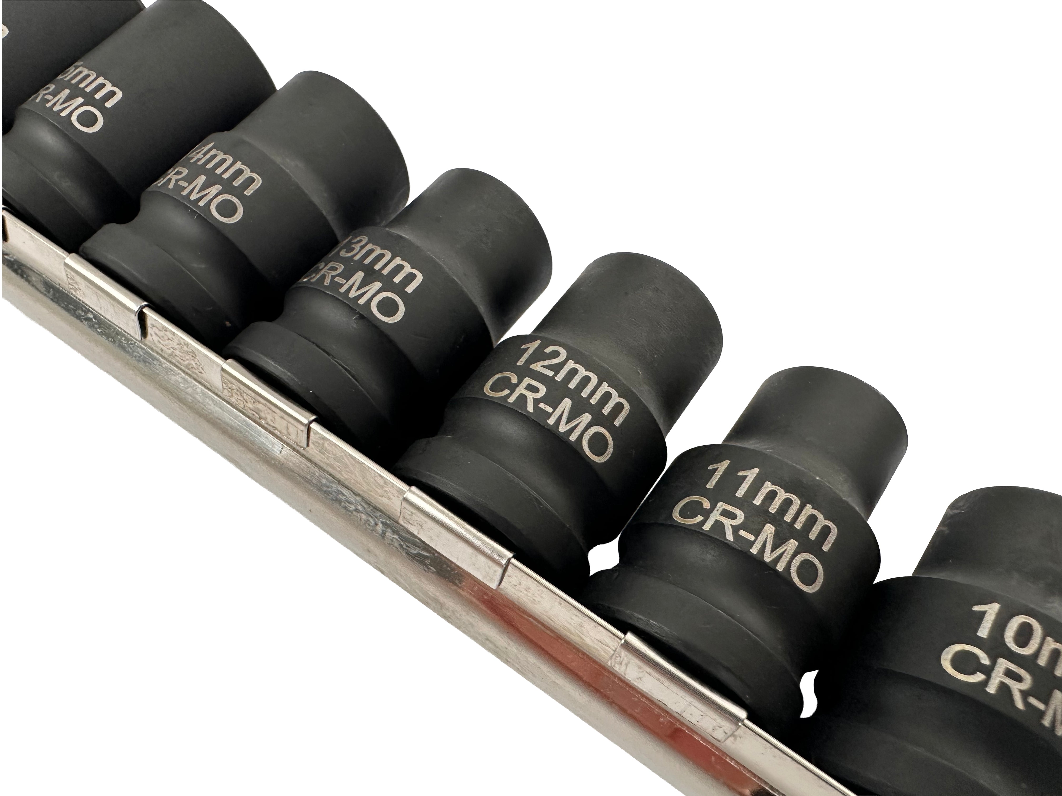 Комплект 10 ударни къси бихексагонални вложки 1/2 12 страни GEBO TOOLS