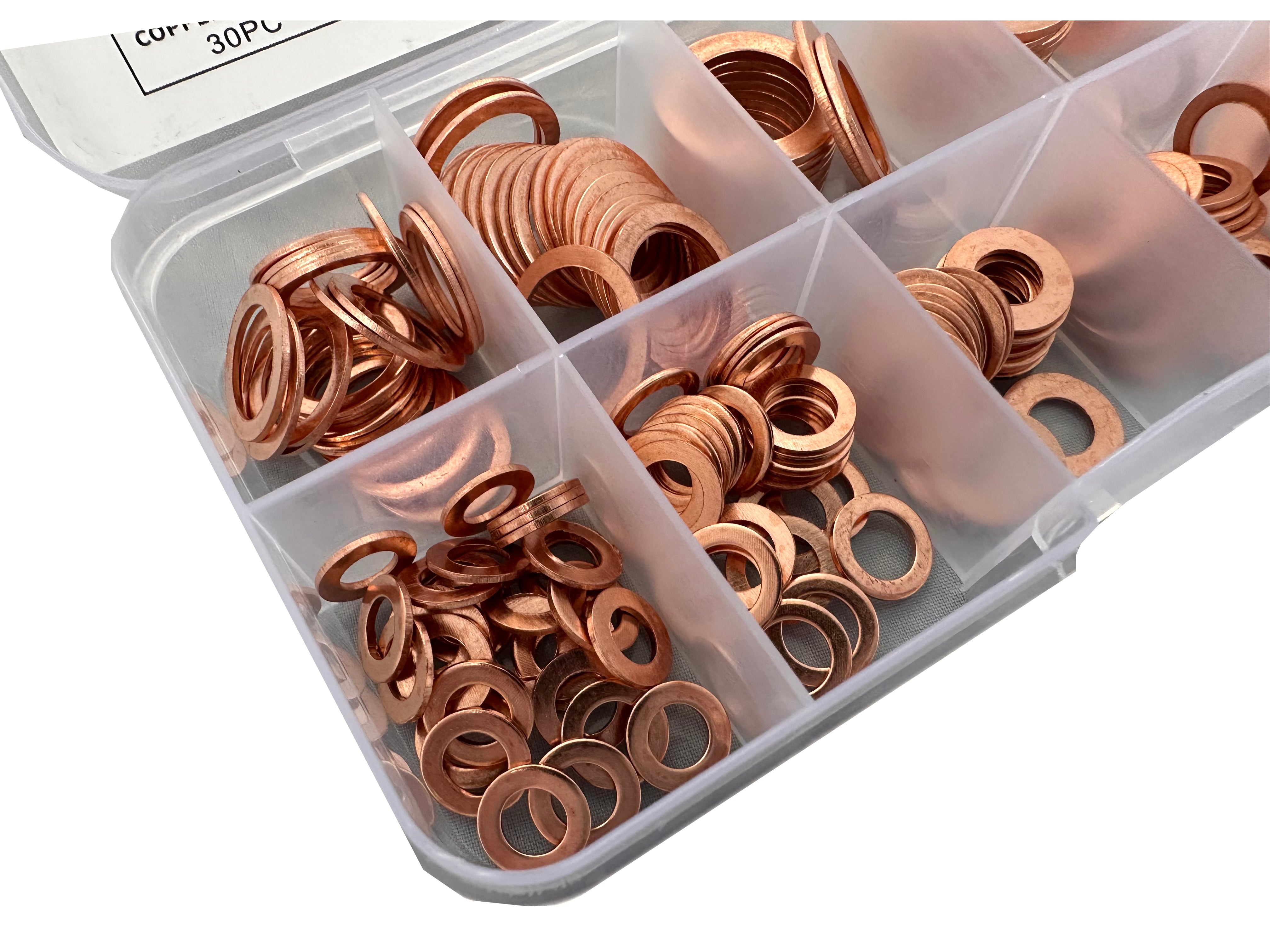 Комплект медни шайби 200 бр. GEBO TOOLS