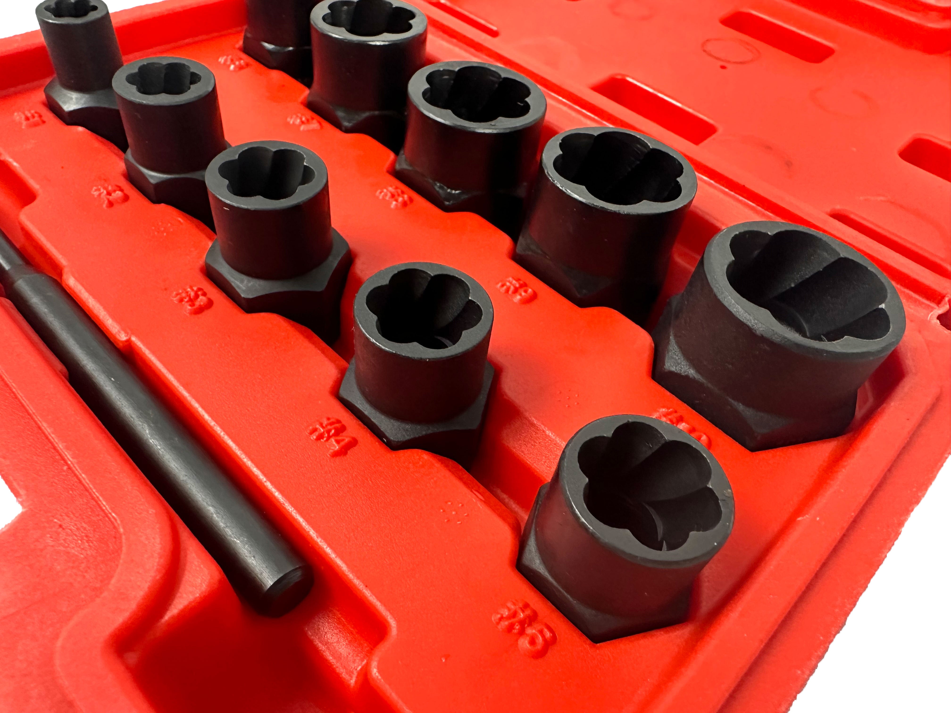 Комплект вложки за износени винтове 9-19 мм 11 части GEBO TOOLS