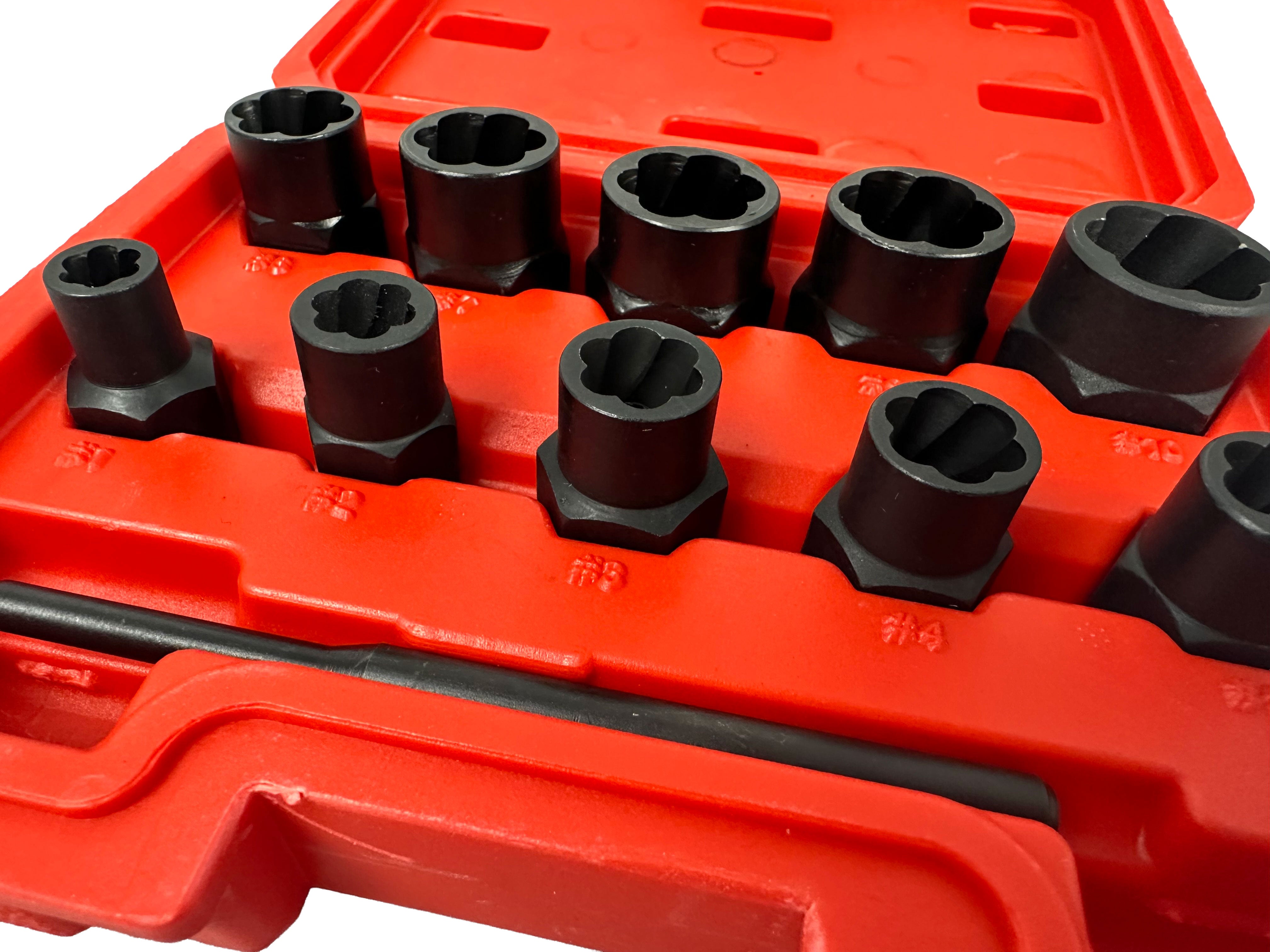 Комплект вложки за износени винтове 9-19 мм 11 части GEBO TOOLS