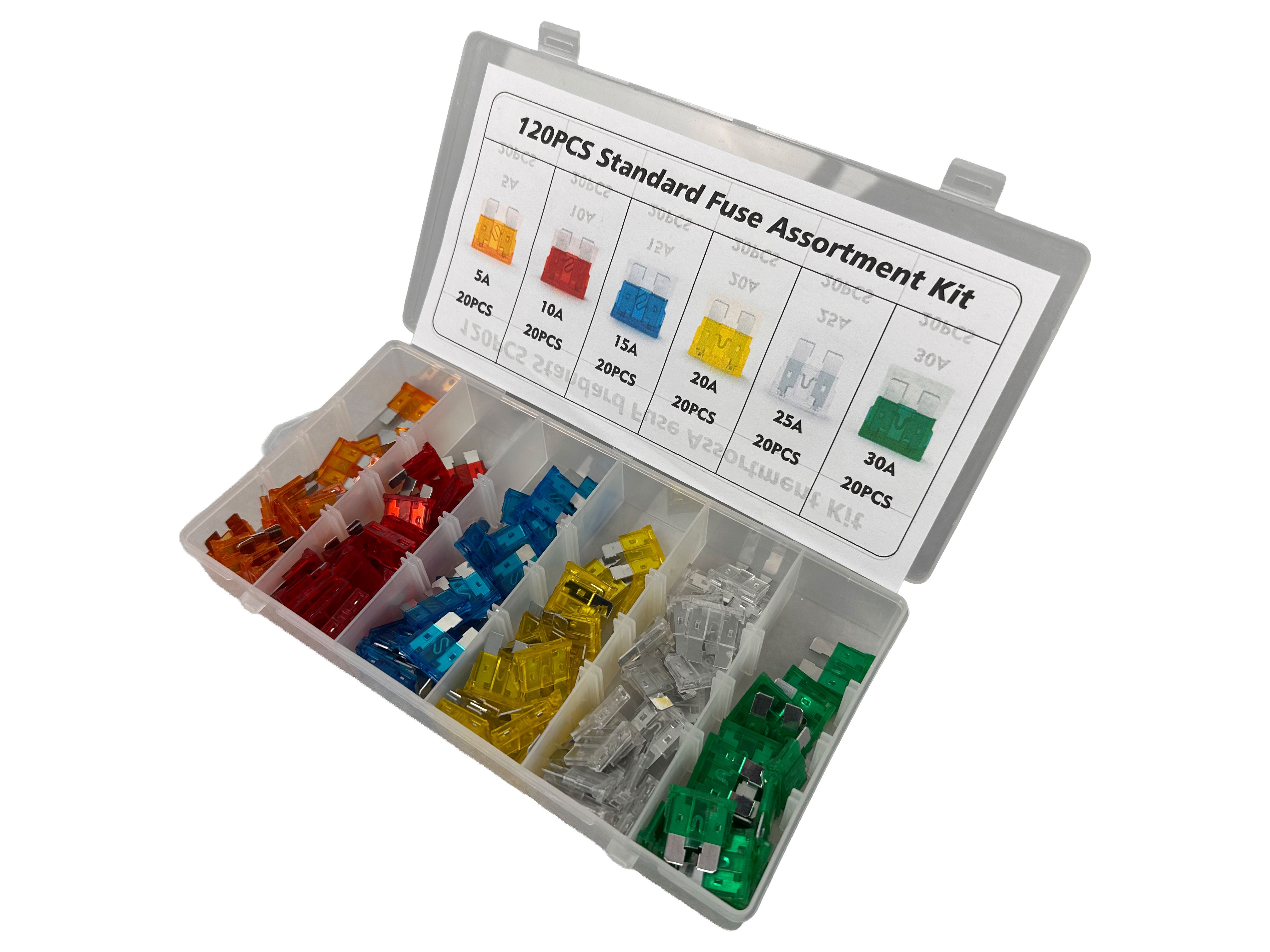 Комплект предпазители за кола 5-30 амр, 120 броя GEBO TOOLS