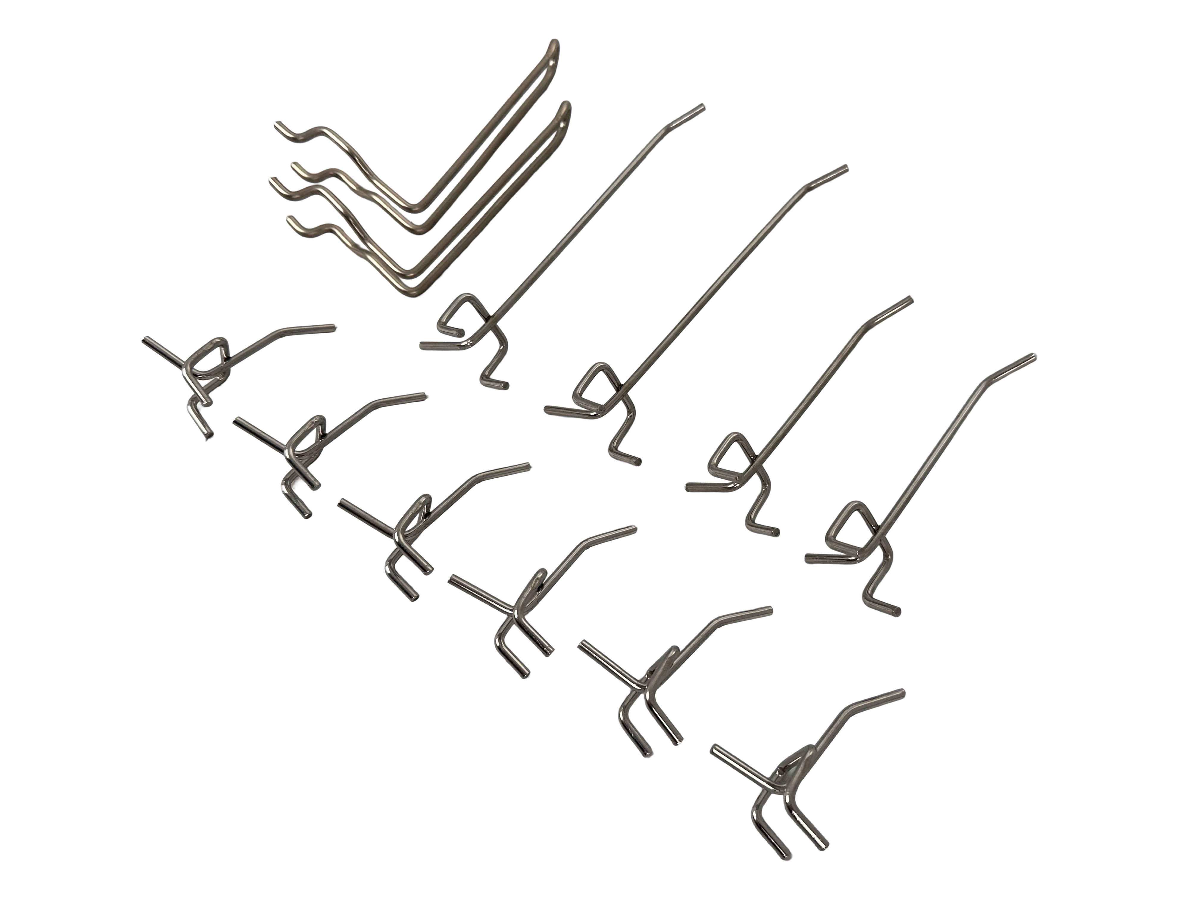 Комплект куки за стелажи 12 бр. за организиран панел GEBO TOOLS