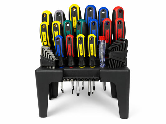 Комплект от 44 отвертки, торкс имбус звезда плоска GEBO TOOLS