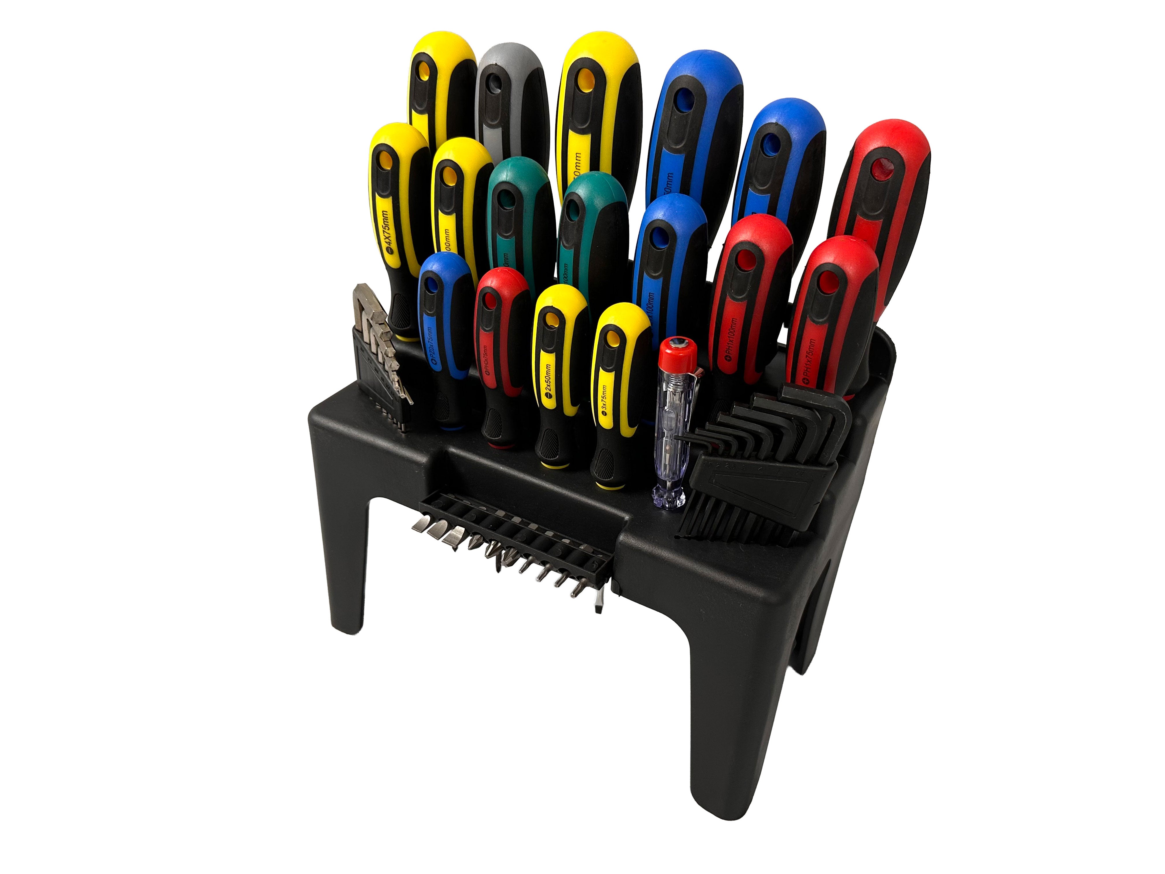 Комплект от 44 отвертки, торкс имбус звезда плоска GEBO TOOLS