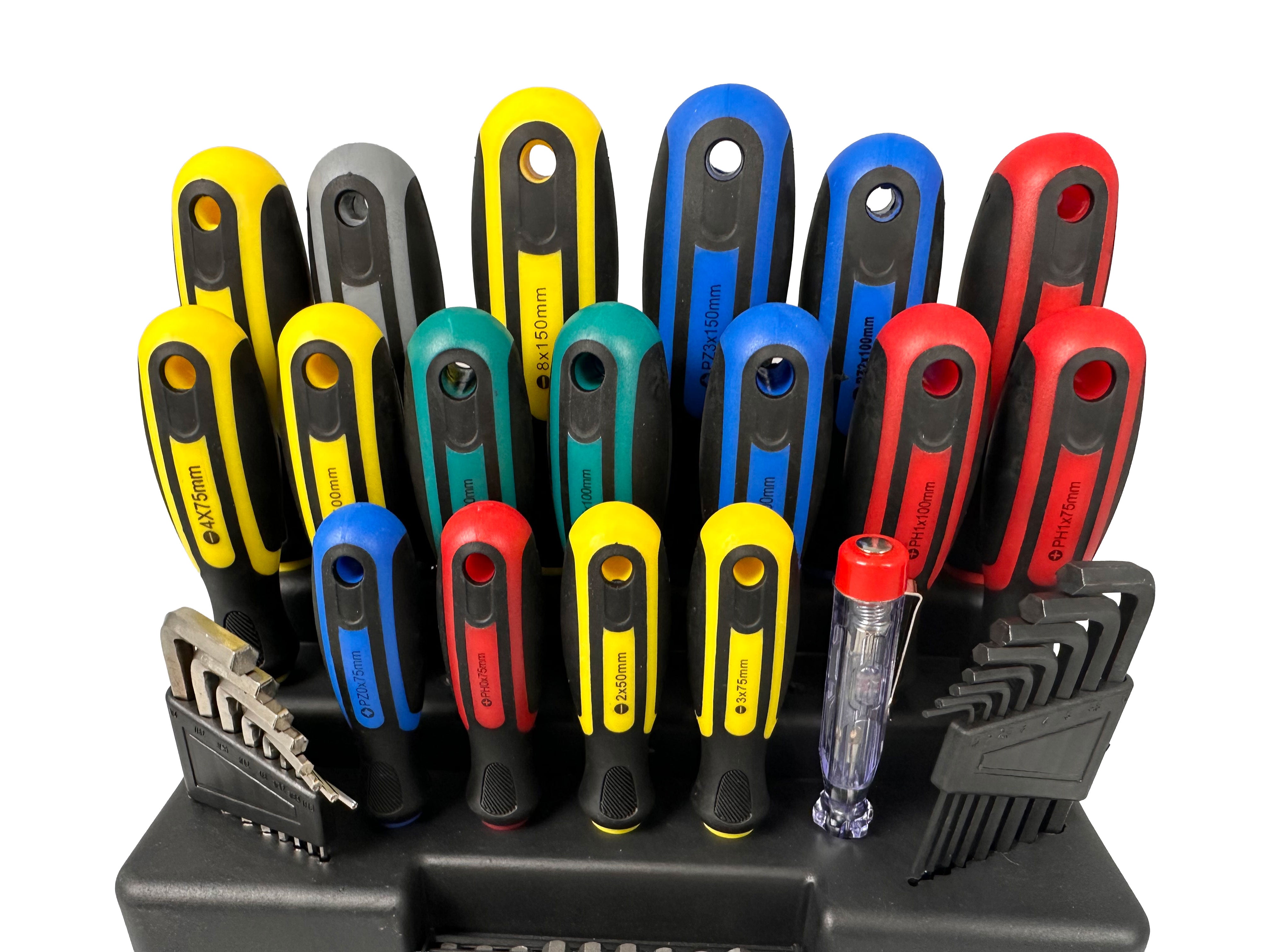 Комплект от 44 отвертки, торкс имбус звезда плоска GEBO TOOLS