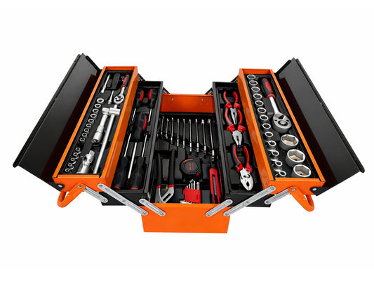 Метална кутия с инструменти, с 85 части GEBO TOOLS