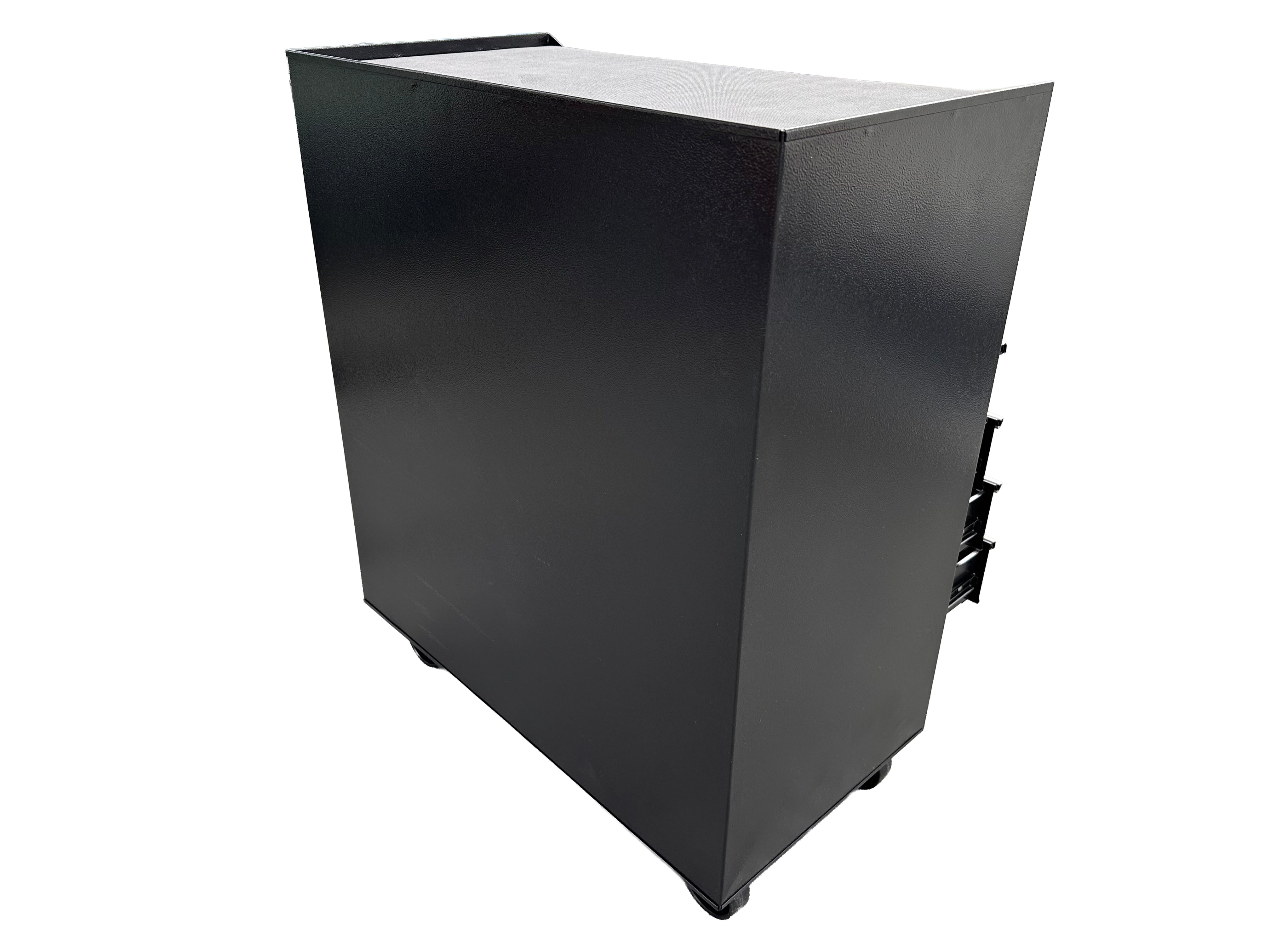 Метален шкаф за инструменти, със 7 чекмеджета, черен, с колела, 78 x 62 x 33 см, GEBO TOOLS