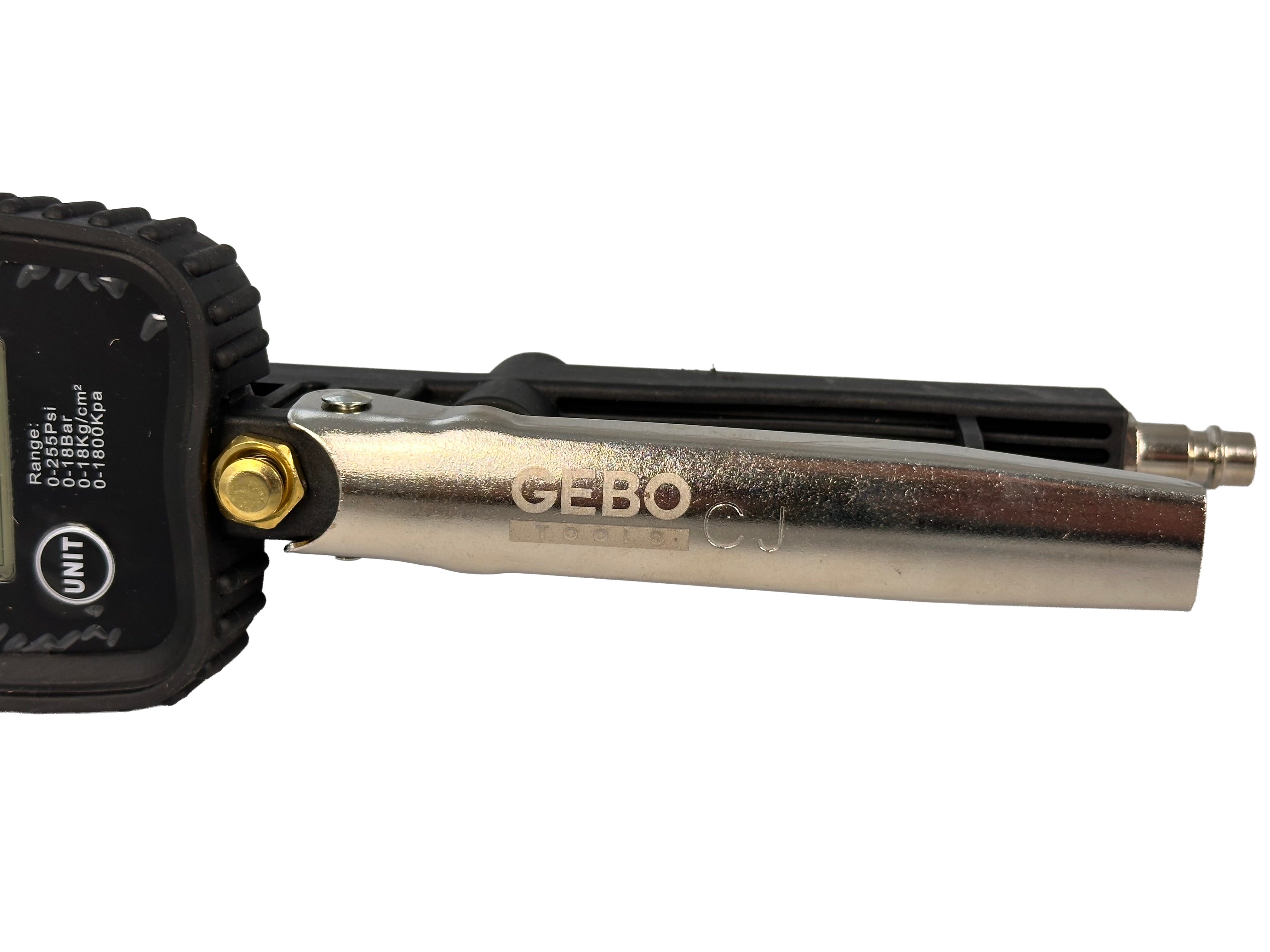 Пистолет с манометър за помпане на гуми 0-255 PSI GEBO TOOLS