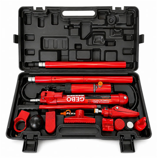 Хидравлична преса за изправяне на автомобилни каросерии 10 тона 15 части GEBO TOOLS
