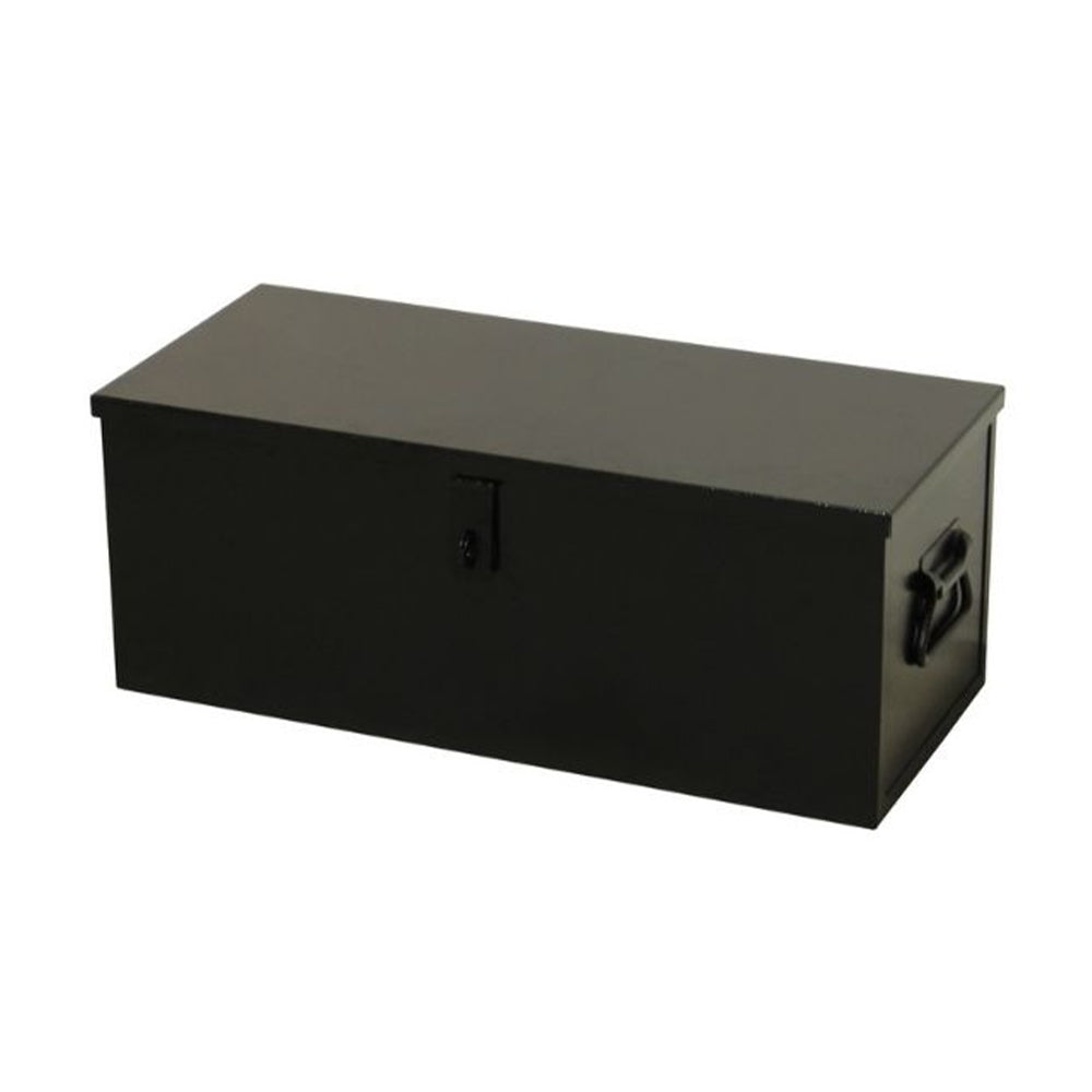 Кутия за инструменти, стоманена, черна, 720 х 315 х 282 мм
