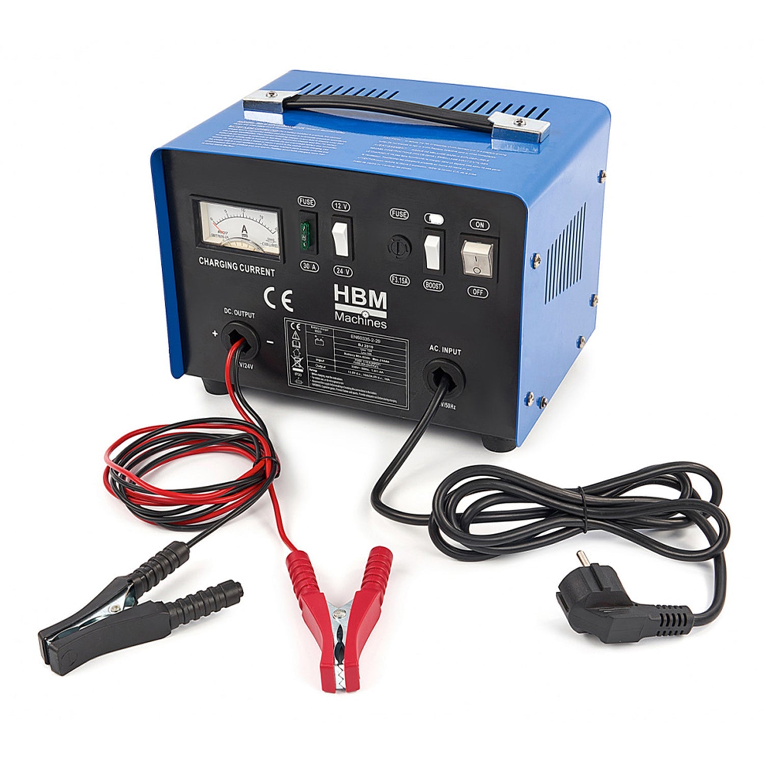 Зарядно устройство за автомобилен акумулатор HBM 12-24V 92-210AH