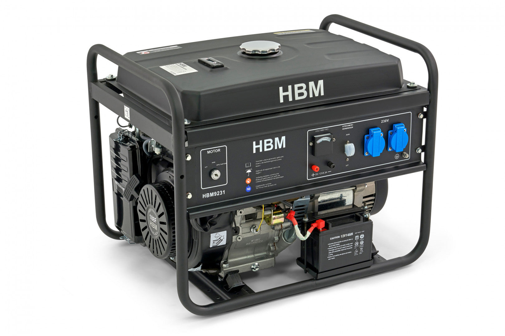 Електрически генератор с бензинов двигател 5500W HBM 420CC