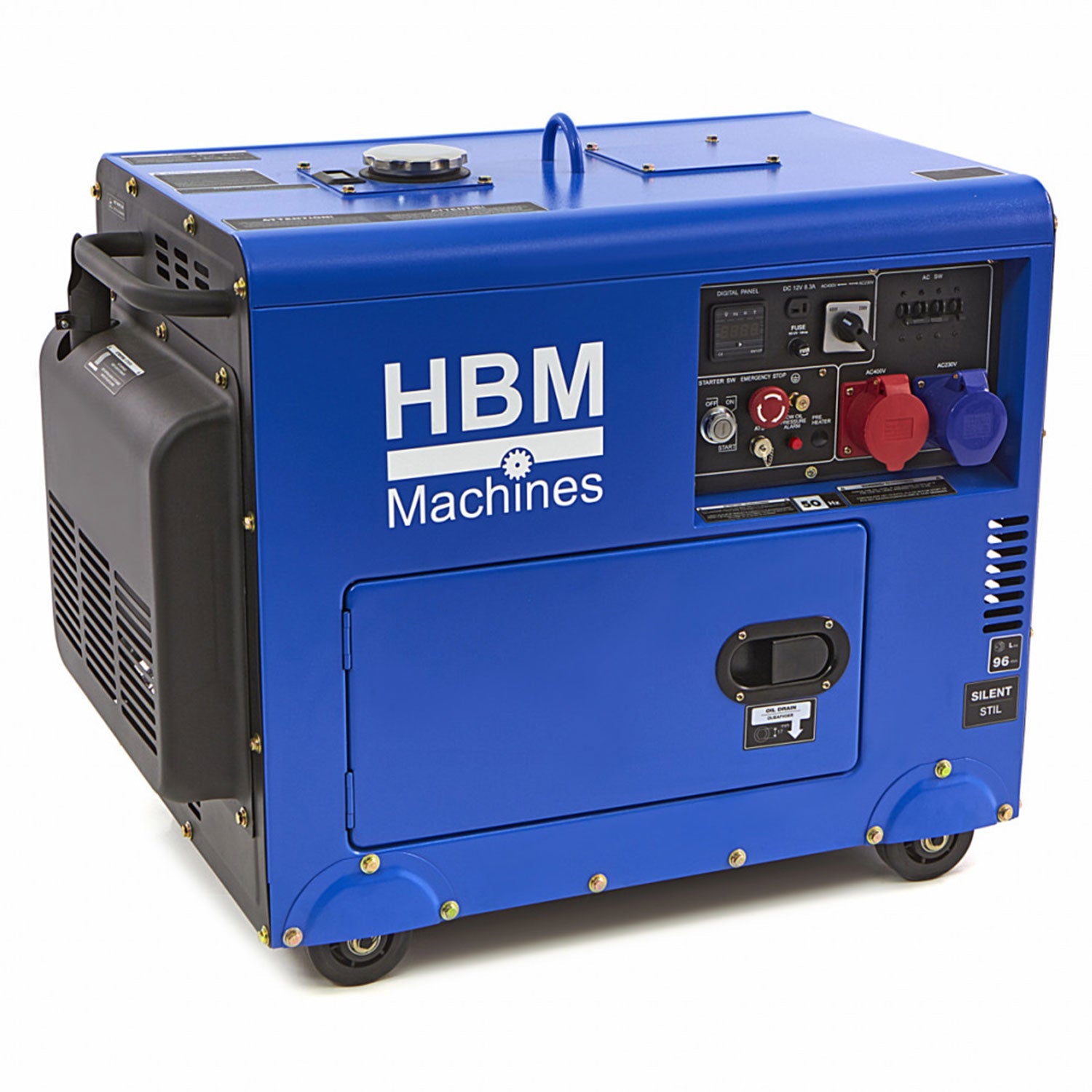 Безшумен дизелов генератор 7900W мощност на HBM