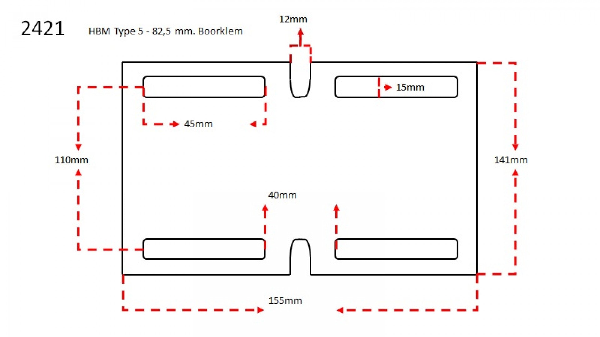 Менгеме за бормашина с колона тип 5 HBM