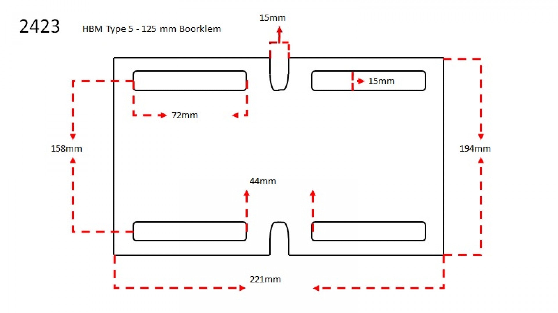 Менгеме за бормашина с колона тип 5 HBM