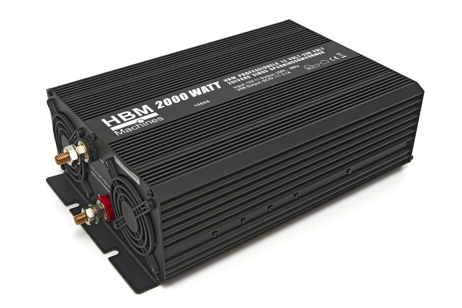 Инверторен конвертор на напрежение 300W 12V - 230V HBM