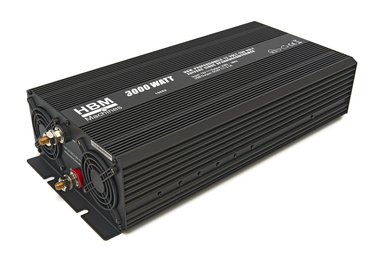 Инверторен конвертор на напрежение 300W 12V - 230V HBM