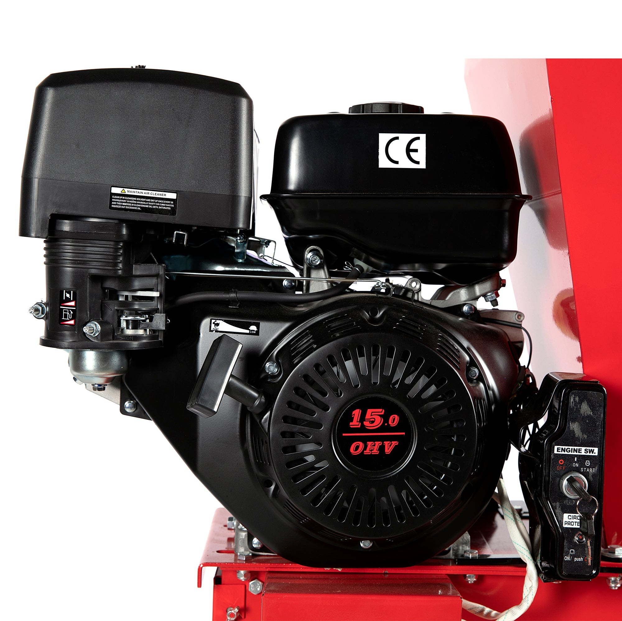 Бензинова дробилка за клони 15CP 420CC вертикална с резервоар 6L