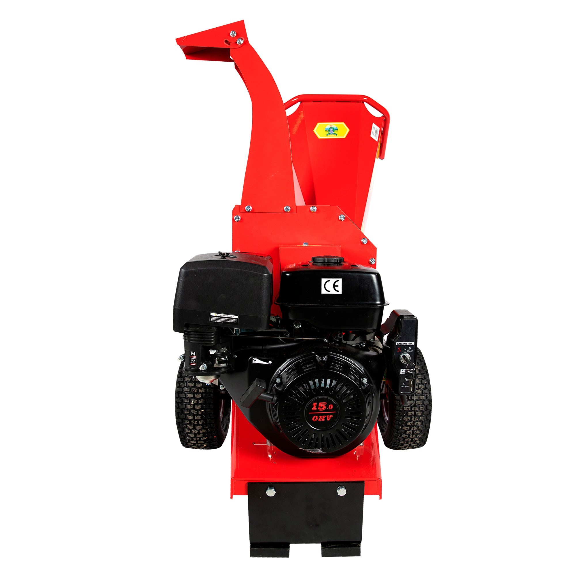 Бензинова дробилка за клони 15CP 420CC хоризонтална с резервоар 6L