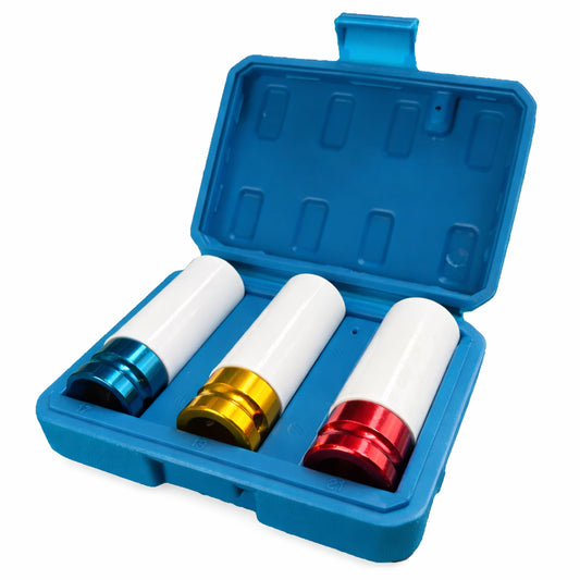 Комплект 3 вложки със защита за лети джанти 17 19 21 мм GEBO TOOLS