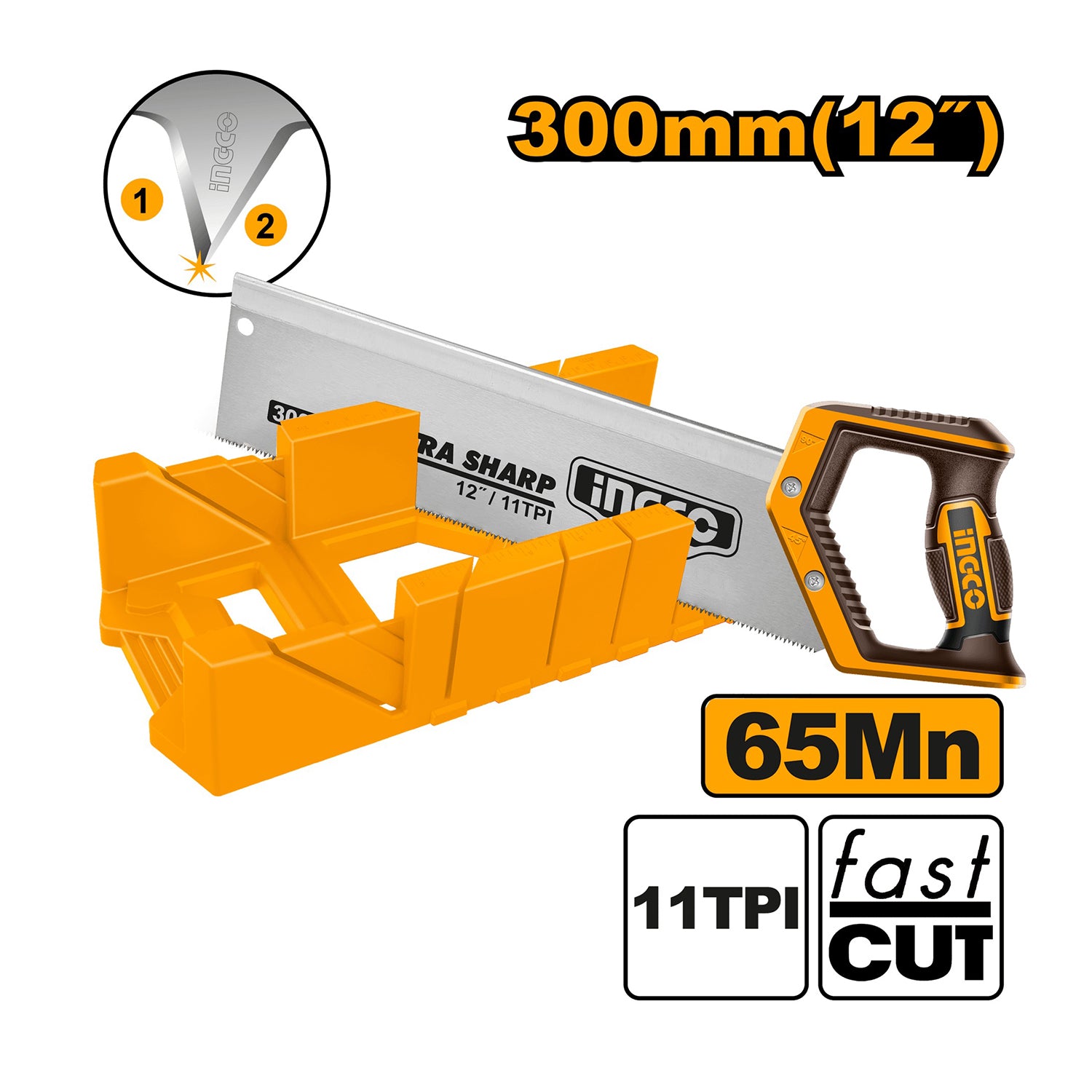 Трион със стойка, за ъглово рязане 300 мм INGCO
