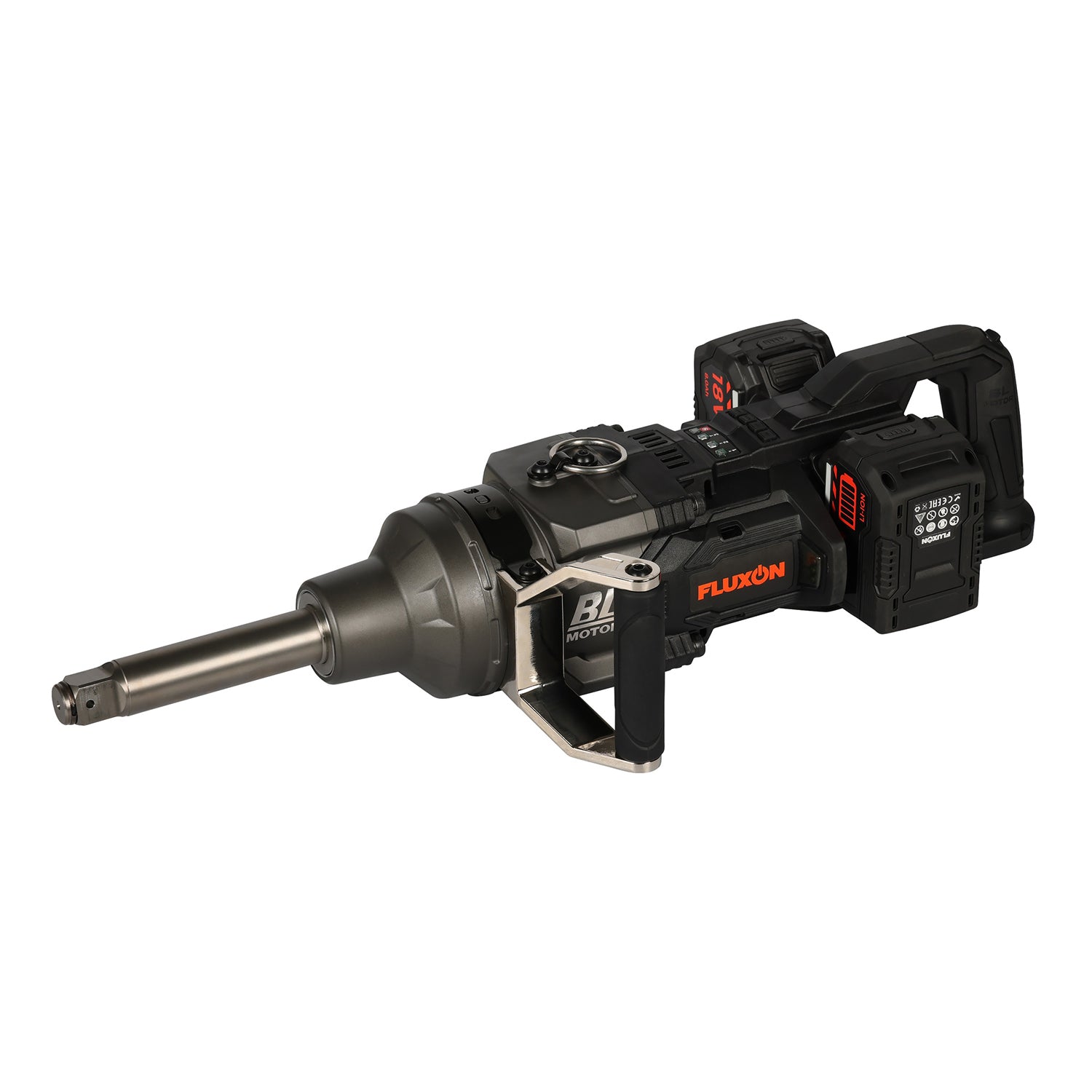 Ударен гайковерт 1" 4000 Nm с 4 акумулатора 8 Ah 18 V с двойно зарядно устройство, безчетков мотор