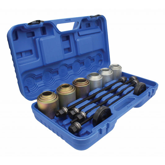 Комплект 26 части за демонтиране и монтаж на втулки, лагери и маслени уплътнения - екстрактори + преси