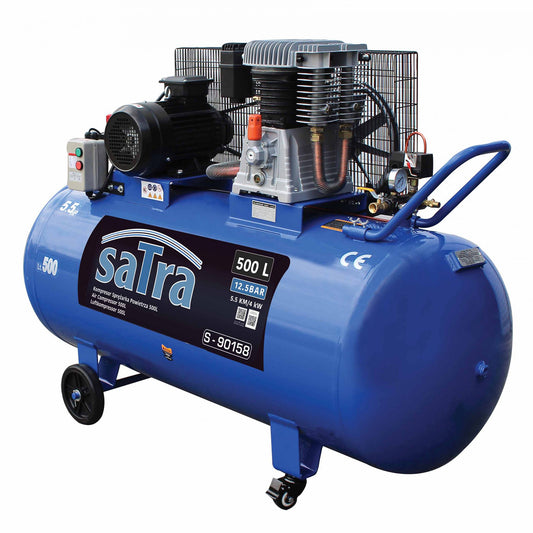 Въздушен компресор 500L 4KW 5.5CP 380V SATRA