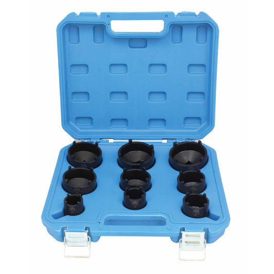 Комплект вложки с 4 пина за гайки с канали, 9 части