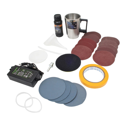 Комплект за възстановяване на фарове с полимер 23 части SATRA