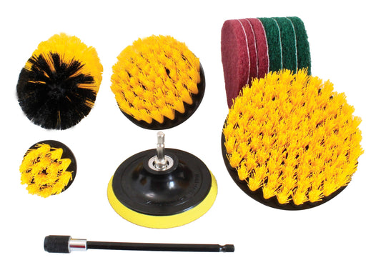 Комплект четки за почистване на бормашина, 12 части SATRA