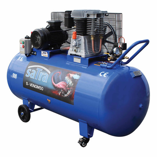 Въздушен компресор 500L 4KW 5.5CP 380V SATRA