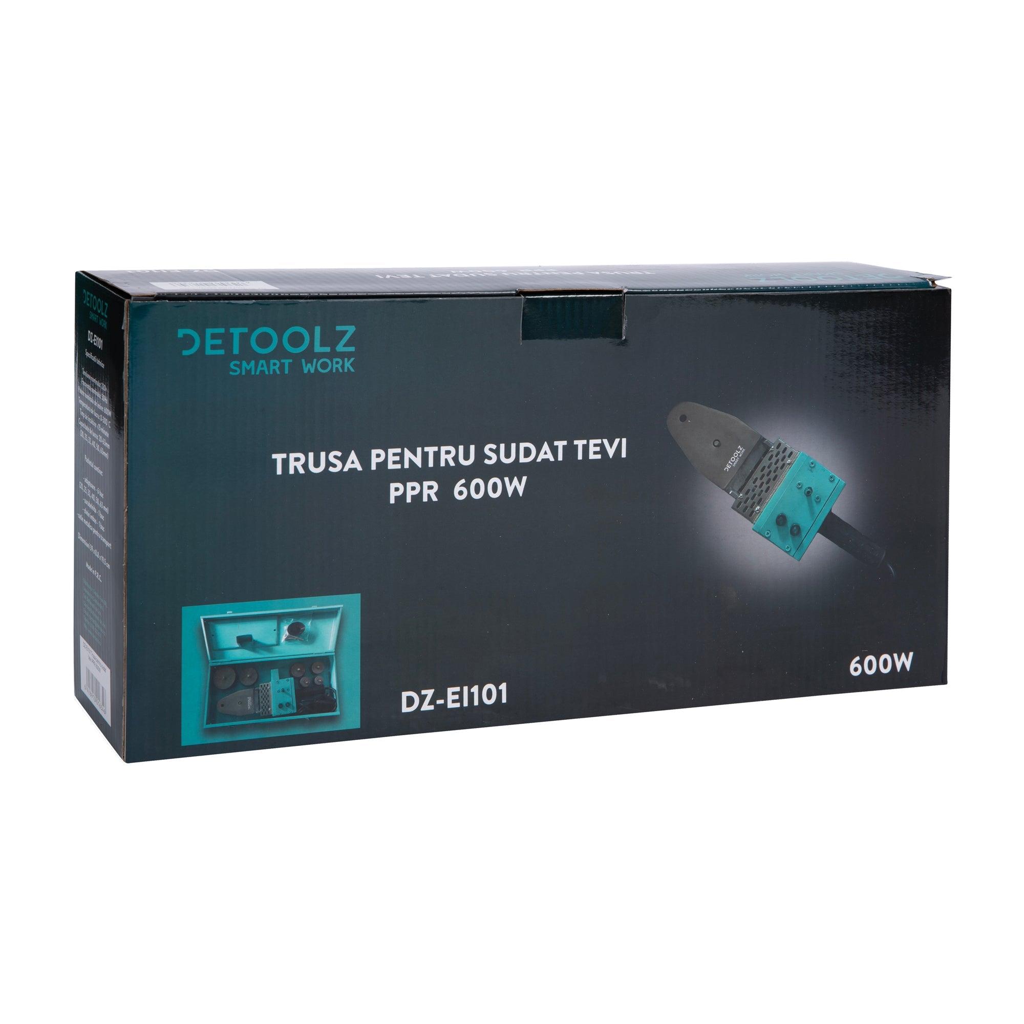 Комплект за заваряване на тръби PPR 600W DETOOLZ