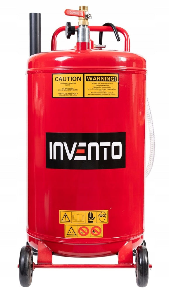 Пневматичен рекуператор на масло със засмукване 80 л INVENTO