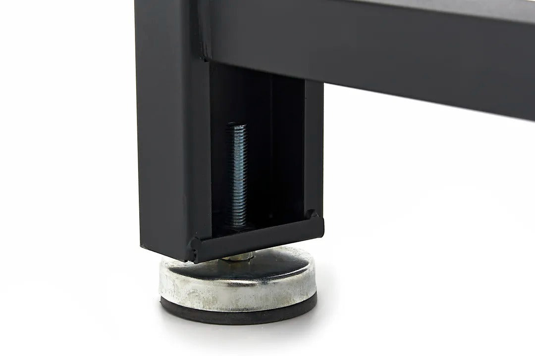 Работна маса с регулируема височина и плот от масивно дърво 160 см HBM