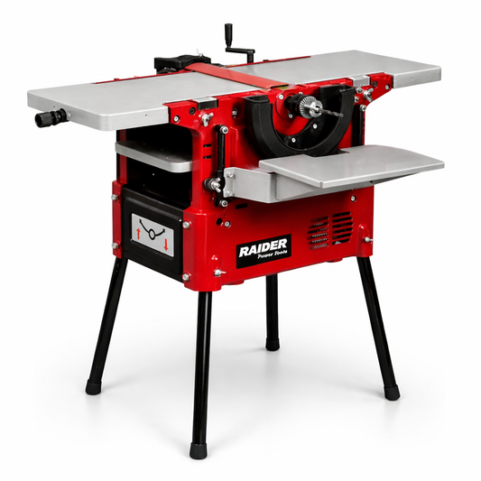 Комбинирана дърводелска машина с функции за рязане, рендосване, фрезоване с профилни фрези, пробиване и изтъняване 2200W 230V