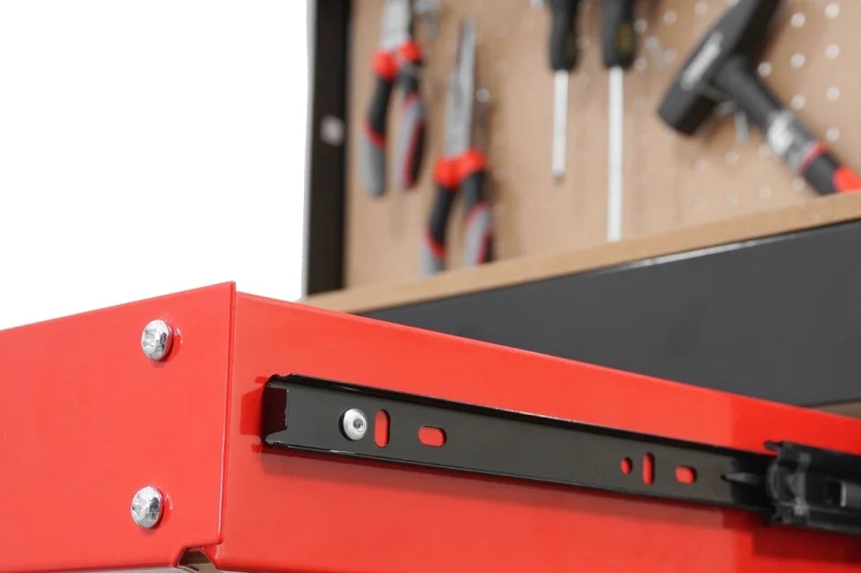 Работен плот с панел и чекмедже 80 x 40 x 140 см - VERKE