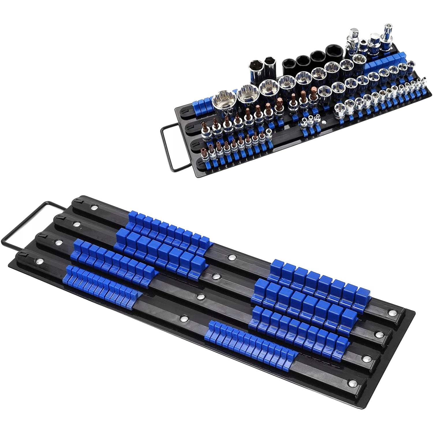 Комплект държачи за вложки 1/4″ 3/8″ и 1/2″ за 80 вложки RESSER