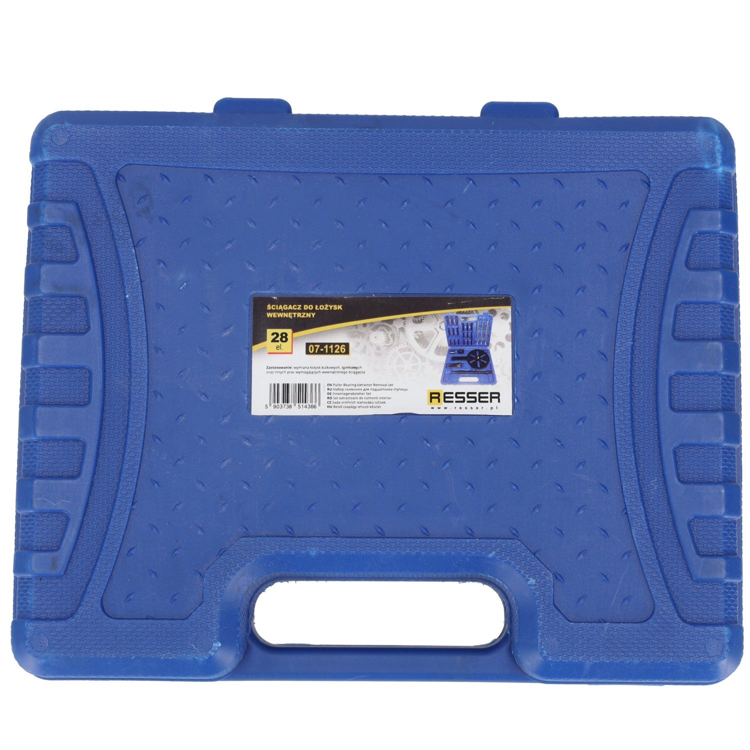 Комплект екстрактор на лагери на вътрешната ролка 28 части RESSER