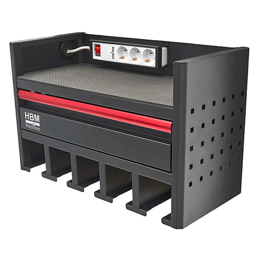 Стенен шкаф, органайзер за електрически и пневматични инструменти, 1 чекмедже, контакт 220V