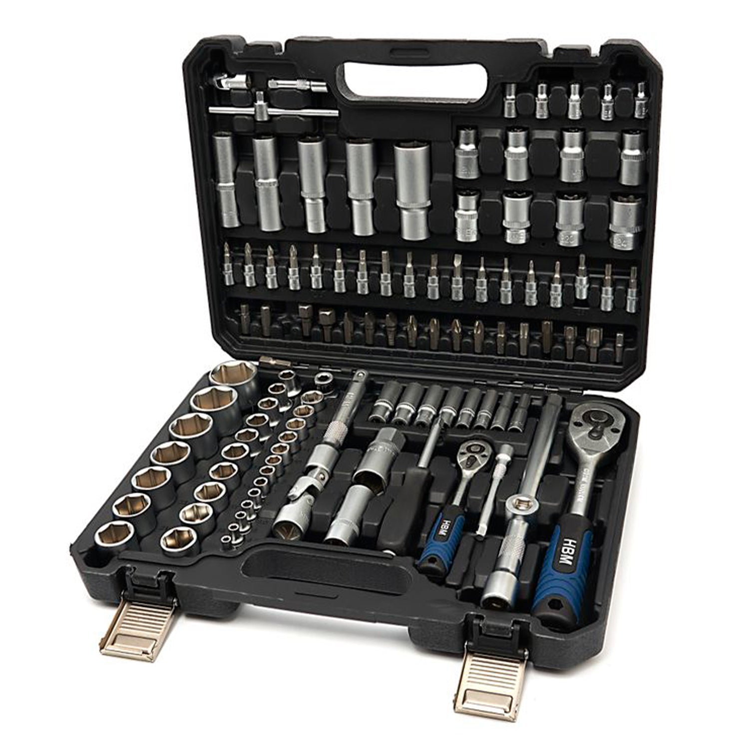 Комплект инструменти 1/4'' 1/2'' 108 бр. HBM MACHINES