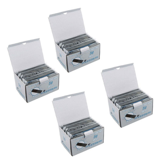 Пакет самозалепящи черни тежести 5 гр. - 400 ленти - 12 бр. / лента