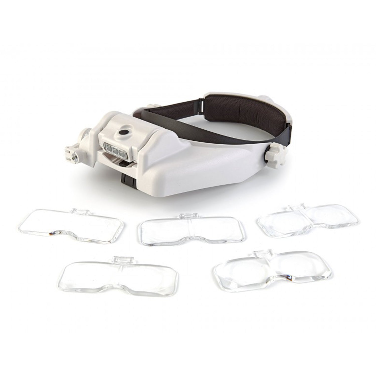 Очила за глава с 5 сменяеми лупи с LED осветление НВМ